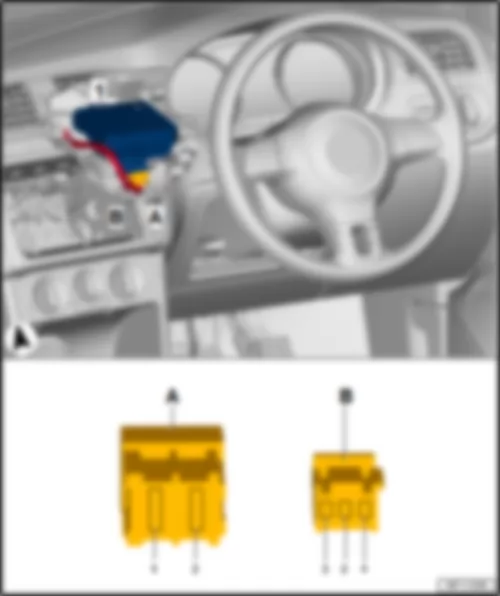 VW POLO 2014 Power steering control unit J500