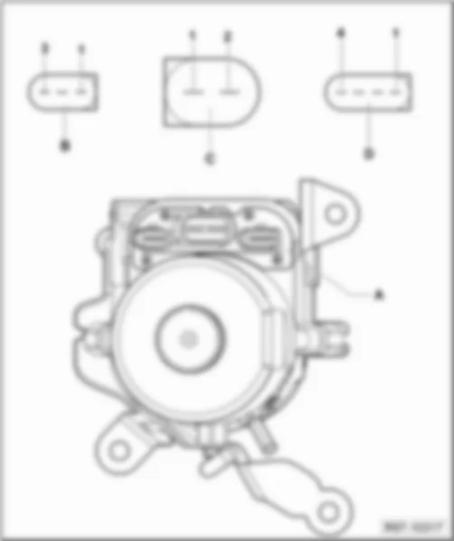 VW POLO 2012 Engine control unit (80-pin) J623