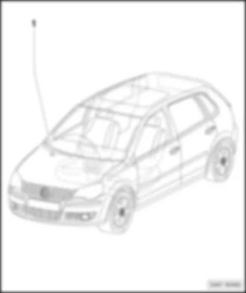 VW POLO 2014 Overview of relay carrier locations