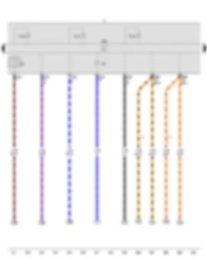 Электросхемa  VW SAVEIRO 2012 - Указатель уровня топлива - Блок управления комбинации приборов - Комбинация приборов - Контрольная лампа генератора - Контрольная лампа резервного запаса топлива - Контрольная лампа указателя неисправности - Контрольная лампа электропривода акселератора