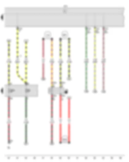 Wiring Diagram  VW SAVEIRO 2015 - X-contact relief relay - Onboard supply control unit