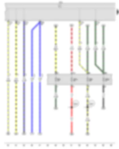 Wiring Diagram  VW SAVEIRO 2015 - Onboard supply control unit