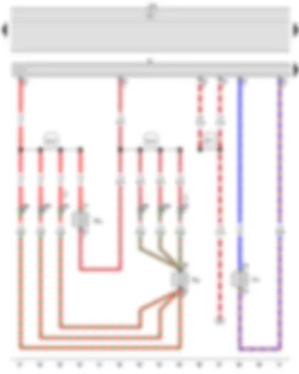 Wiring Diagram  VW SAVEIRO 2015 - Onboard supply control unit - Rear right bass loudspeaker - Front right treble loudspeaker - Front right bass loudspeaker