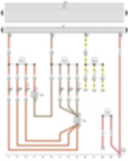 Wiring Diagram  VW SAVEIRO 2016 - Onboard supply control unit - Front left treble loudspeaker - Front left bass loudspeaker