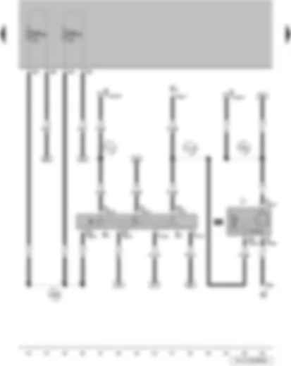 Wiring Diagram  VW SAVEIRO 2009 - Turn signal switch - headlight dipper/flasher switch - turn signal relay