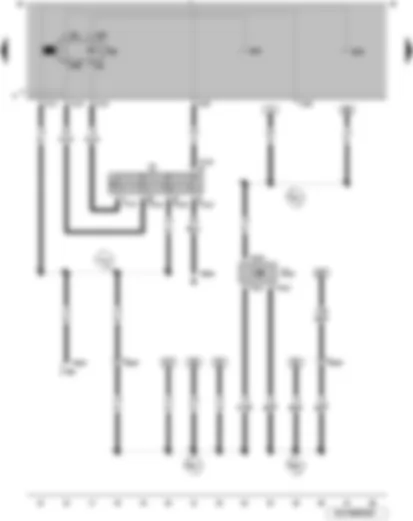 Wiring Diagram  VW SAVEIRO 2007 - Ignition/starter switch - speedometer sender - X-contact relief relay