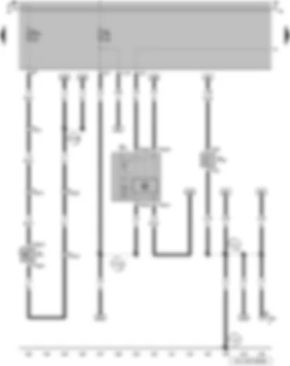 Wiring Diagram  VW SAVEIRO 2006 - Reversing light switch - excessive speed warning indicator switch - front interior light