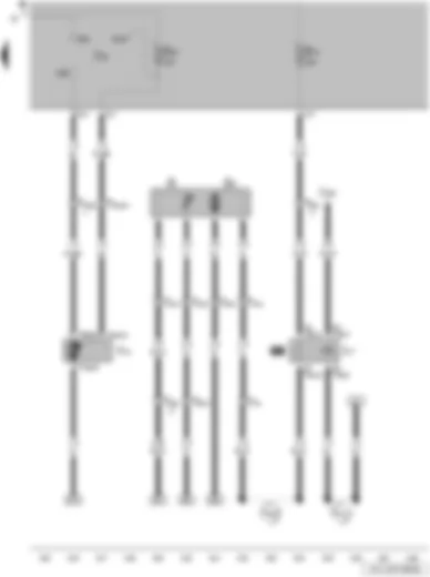 Wiring Diagram  VW SAVEIRO 2006 - Fuel gauge sender - fuel system pressurisation pump - fuel pump relay - rear window wiper motor