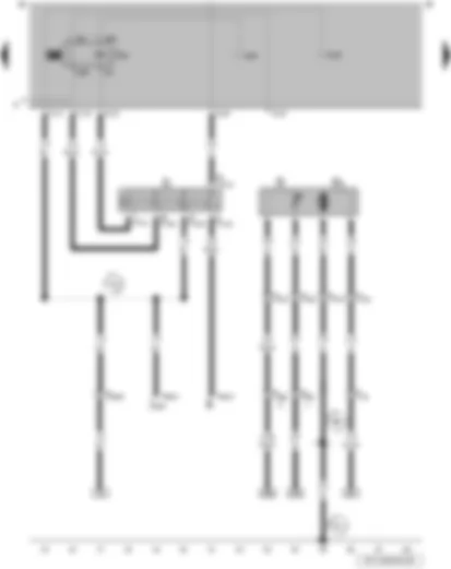 Wiring Diagram  VW SAVEIRO 2006 - Ignition/starter switch - fuel gauge sender - fuel system pressurisation pump - X-contact relief relay
