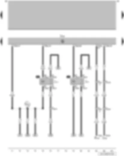 Wiring Diagram  VW SAVEIRO 2007 - Fuel pump relay - cold start device relay - engine control unit