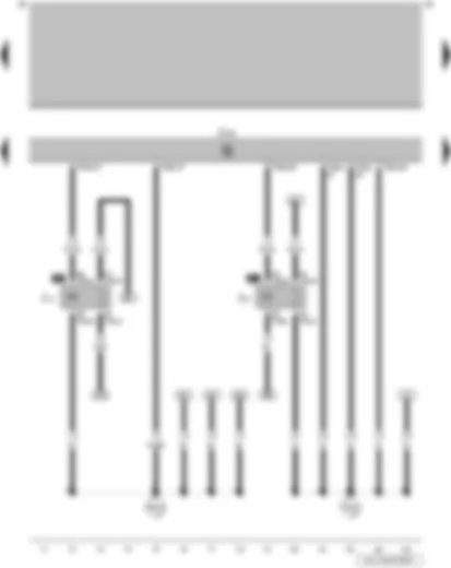 Wiring Diagram  VW SAVEIRO 2012 - Fuel pump relay - cold start device relay - engine control unit