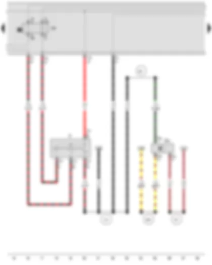 Wiring Diagram  VW SAVEIRO 2004 - Ignition/starter switch - Speedometer sender - X-contact relief relay