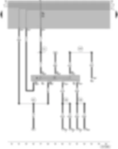 Wiring Diagram  VW SAVEIRO 2004 - Turn signal switch - Headlight dipper/flasher switch