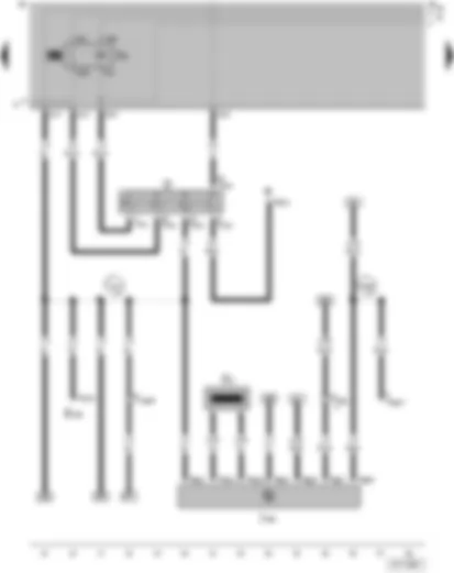 Wiring Diagram  VW SAVEIRO 2006 - Ignition/starter switch - Immobilizer reading coil - X contact relief relay - Immobilizer control unit