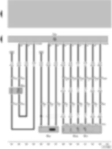 Wiring Diagram  VW SAVEIRO 2006 - Engine speed sender - Lambda probe - Accelerator pedal position sender - Accelerator pedal position sender -2- - 4LV (injection system) control unit