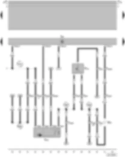 Wiring Diagram  VW SAVEIRO 2003 - Aparelho de comando do sistema de alarme - Interruptor na maçaneta (moleta) externa da porta do condutor para sistema de advertência anti-roubo - Motor do fecho centralizado (Safe) - porta do condutor - Luz de advertência - porta esquerda