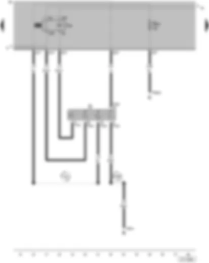 Wiring Diagram  VW SAVEIRO 2002 - Ignition/starter switch - X contact relief relay