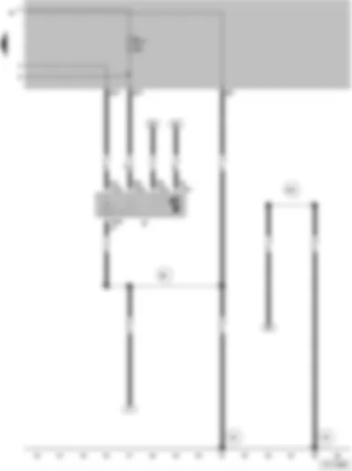 Wiring Diagram  VW SAVEIRO 2002 - Windscreen wiper motor