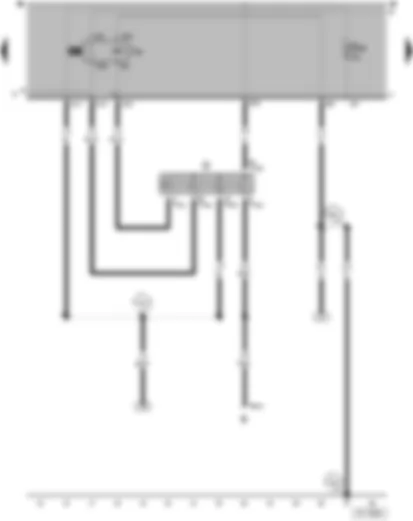 Wiring Diagram  VW SAVEIRO 2003 - Ignition/ starter switch - X contact relief relay