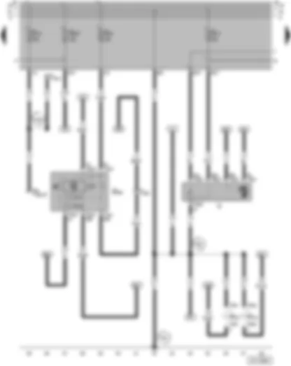 Wiring Diagram  VW SAVEIRO 2004 - Interruptor p/iluminação da caçamba - Side turn signal bulb - left - Side turn signal bulb - right - Windscreen wiper motor