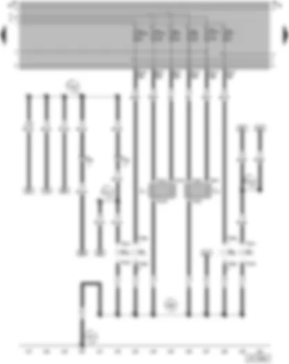 Wiring Diagram  VW SAVEIRO 2003 - Twin filament bulb/sealed beam insert - left - Twin filament bulb/sealed beam insert - right - Side light bulb - left - Side light bulb - right - Turn signal bulb - front left - Turn signal bulb - front right