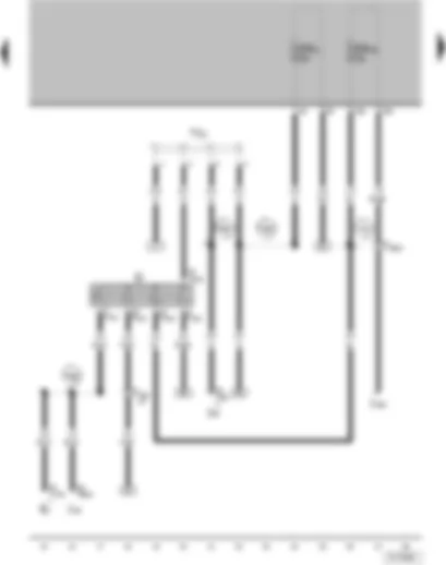 Wiring Diagram  VW SAVEIRO 2007 - Ignition/starter switch - terminal 30 wiring junction