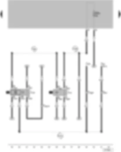 Wiring Diagram  VW SAVEIRO 2011 - Radiator fan 2nd speed relay - fresh air blower and radiator fan relay