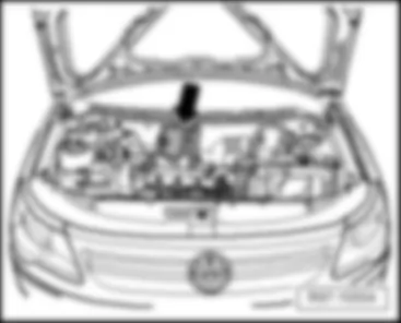 VW SAVEIRO 2013 Instrument cluster indicator control unit J285