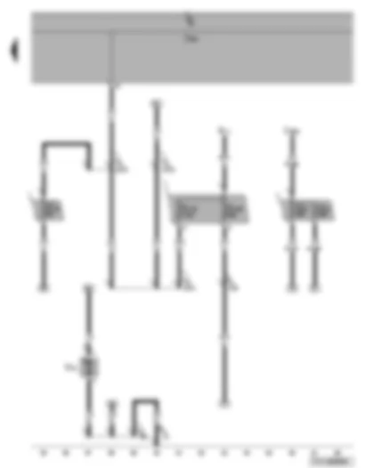 Wiring Diagram  VW SHARAN 2008 - Fuses - continued coolant circulation pump