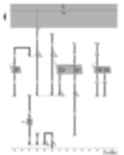 Wiring Diagram  VW SHARAN 2007 - Fuses - continued coolant circulation pump