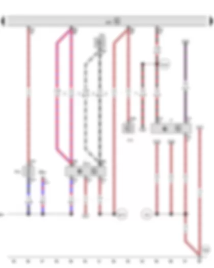 Wiring Diagram  VW SHARAN 2011 - Brake light switch - Clutch position sender - Engine control unit