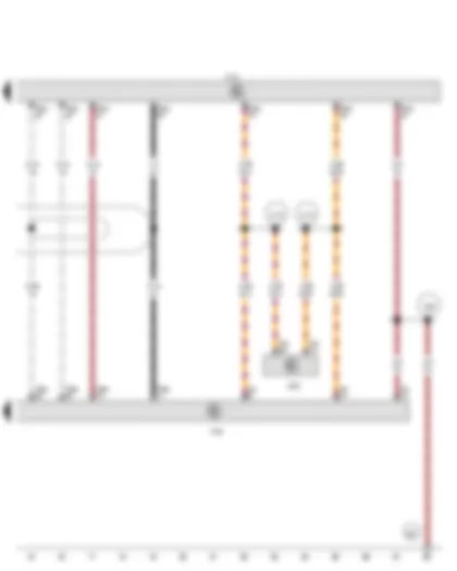 Wiring Diagram  VW SHARAN 2011 - Reversing camera system control unit - Control unit 1 for information electronics