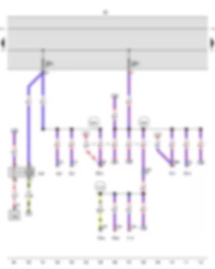 Wiring Diagram  VW SHARAN 2012 - Fuse holder B