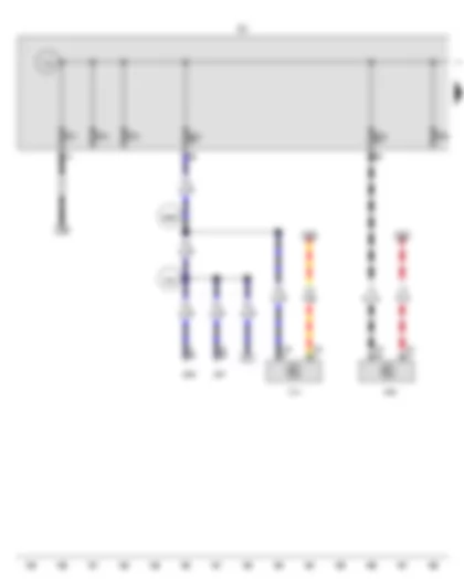 Wiring Diagram  VW SHARAN 2012 - Fuse holder C