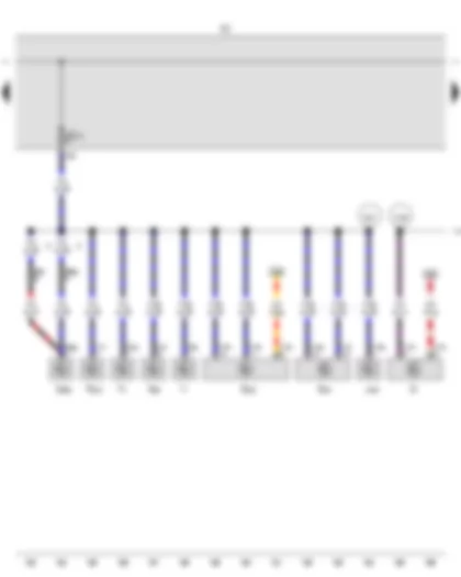 Wiring Diagram  VW SHARAN 2012 - Fuse holder C