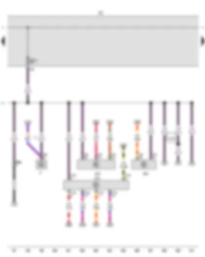 Wiring Diagram  VW SHARAN 2012 - Fuse holder C