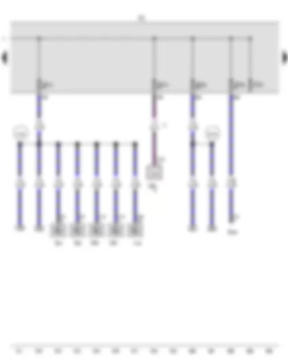 Wiring Diagram  VW SHARAN 2012 - Fuse holder C