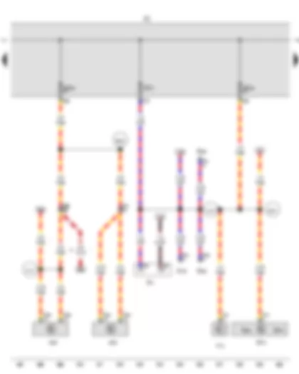 Wiring Diagram  VW SHARAN 2012 - Fuse holder C