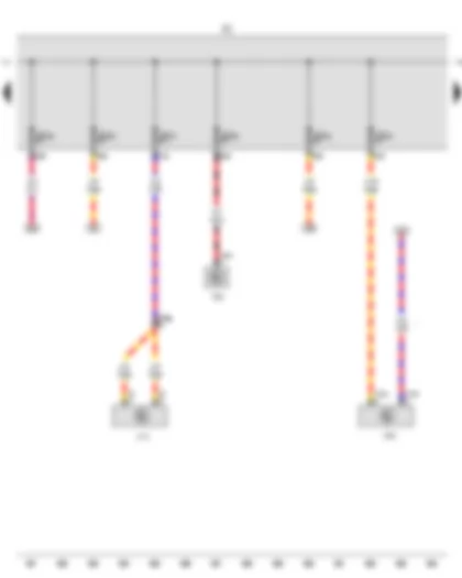 Wiring Diagram  VW SHARAN 2012 - Fuse holder C