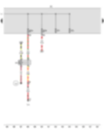 Wiring Diagram  VW SHARAN 2012 - Fuse holder C