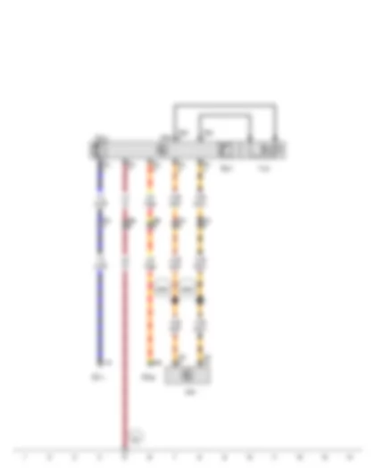 Wiring Diagram  VW SHARAN 2017 - Oil pressure and oil temperature sender - All-wheel drive control unit - Coupling opening control valve - Haldex coupling pump