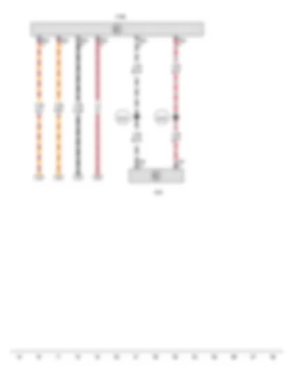 Wiring Diagram  VW SHARAN 2016 - Data bus diagnostic interface - Blind spot monitor control unit