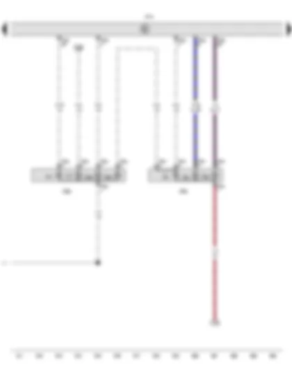 Wiring Diagram  VW SHARAN 2016 - Onboard supply control unit - Right tail light - Right tail light 2