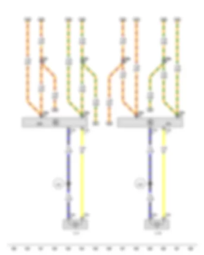 Wiring Diagram  VW SHARAN 2016 - Driver door control unit - Front passenger door control unit - Driver side turn signal repeater bulb - Front passenger side turn signal repeater bulb