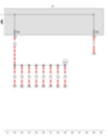 Wiring Diagram  VW SHARAN 2016 - Fuse holder B