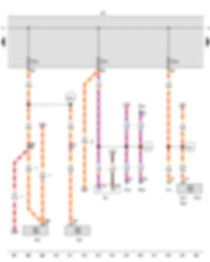 Wiring Diagram  VW SHARAN 2016 - Fuse holder C