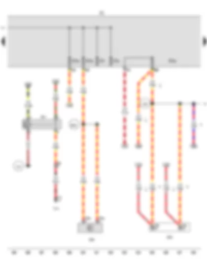 Wiring Diagram  VW SHARAN 2016 - Control unit for reducing agent metering system - Fuse holder C