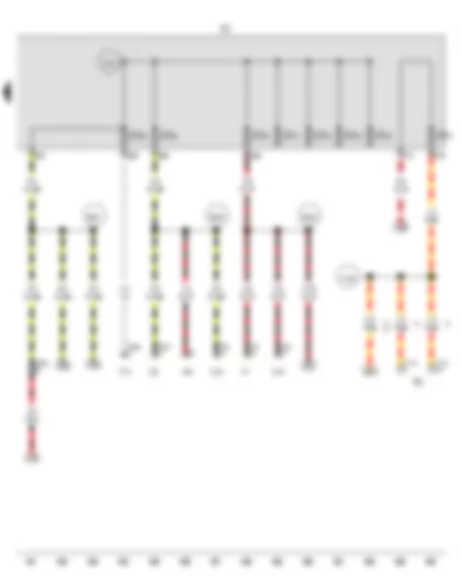 Wiring Diagram  VW SHARAN 2017 - Fuse holder C