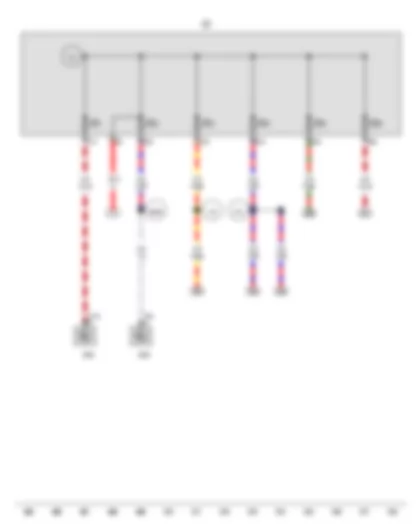 Wiring Diagram  VW SHARAN 2017 - Fuse holder D