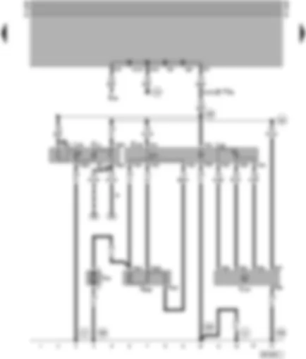 Wiring Diagram  VW SHARAN 1998 - Passenger compartment heating and ventilation -